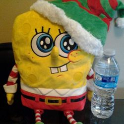 Christmas Sponge Bob Plush.
