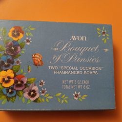 Avon bouquet of flowers fragrance soap