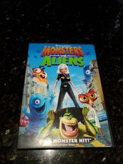 Monsters VS Aliens DVD