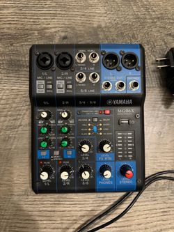 Yamaha 6-Channel mixer MG06X