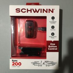 Schwinn Sync 200 USB Bicycle Light Set