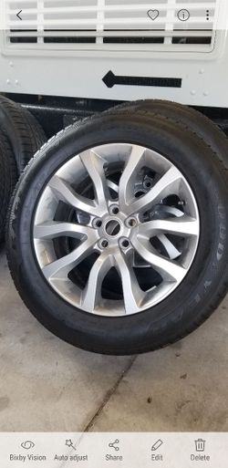 2016 Range Rover sport factory wheels and tires