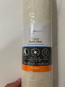 Rubber bath mat