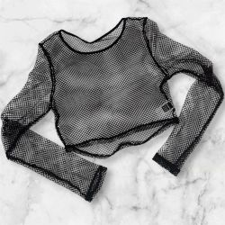 Fishnet Crop Top 