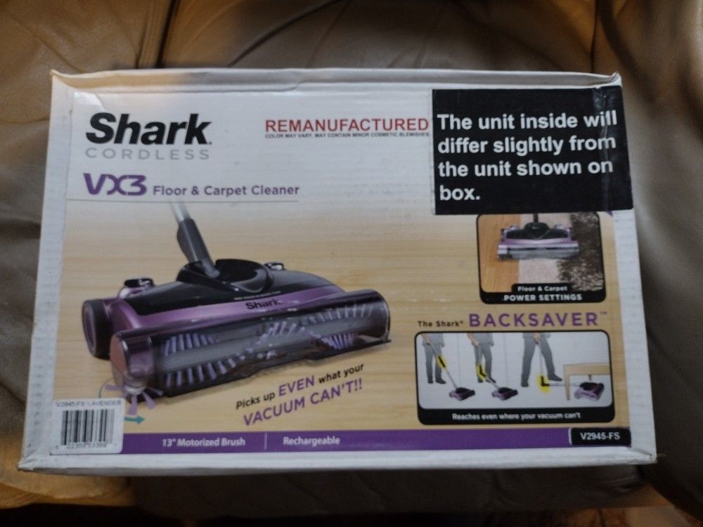 Vx3 Shark Cordless Carpet Cleaner 