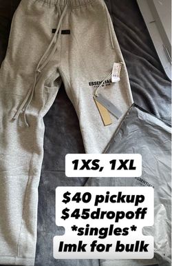 Dark oat Essential sweatpants uncuffed