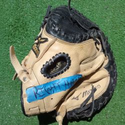 BASEBALL LEFTY 32.5 CATCHER CATCHING GLOVE! 