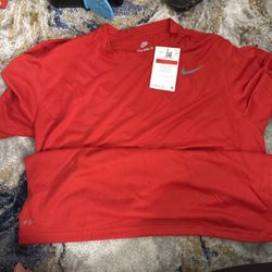 $30 Nike Men's Dri-FIT Legend Fitness Short Sleeve T-Shirt Red Size L *NWT*