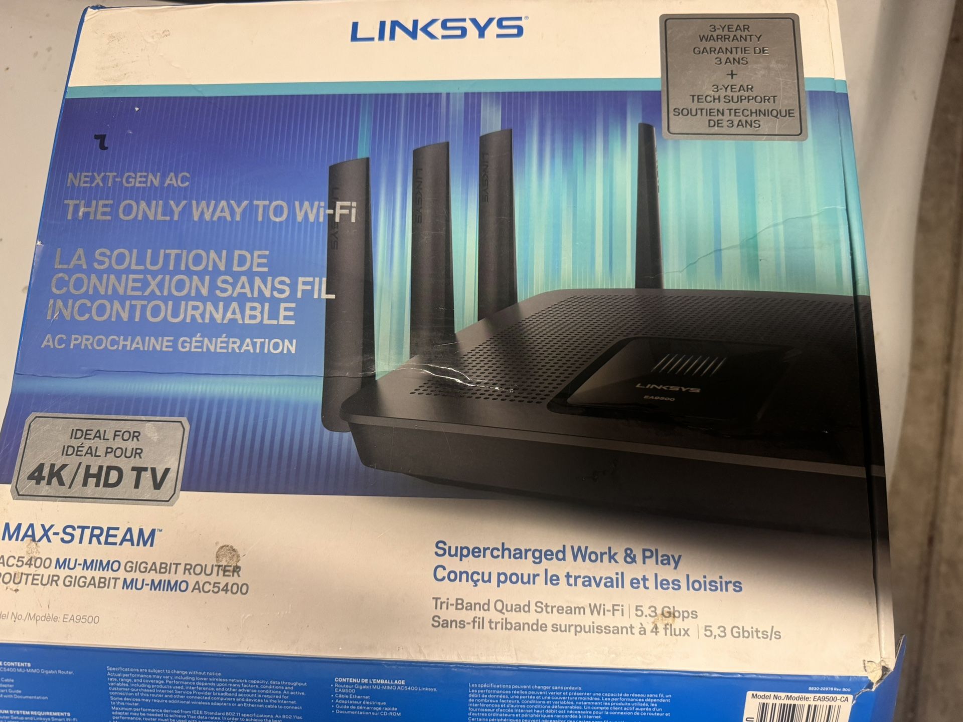 Linksys Gaming Router AC5400