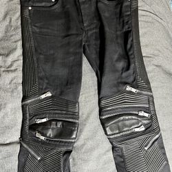 Saint Laurent D04 Moto Jeans (Hedi Era)