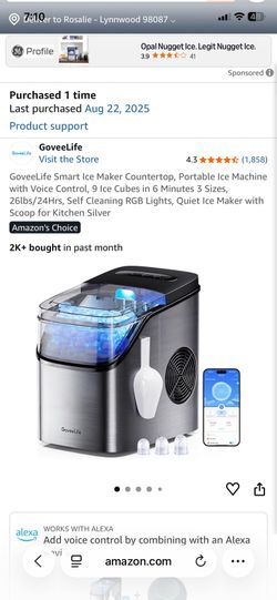 Govee ice maker