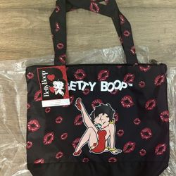 Large Size Betty Boop Tote W/ Coin Bag - $20 