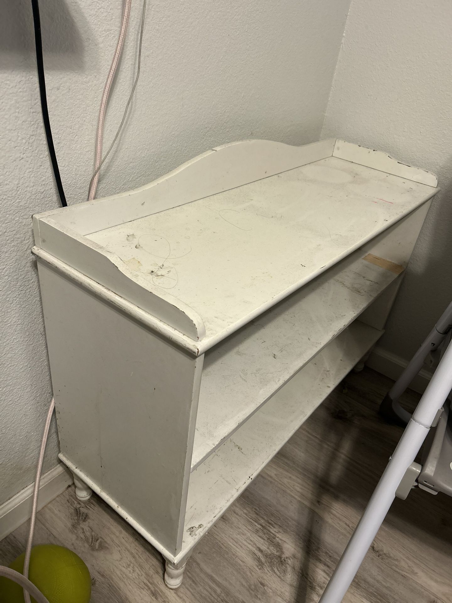 White Shelving Unit