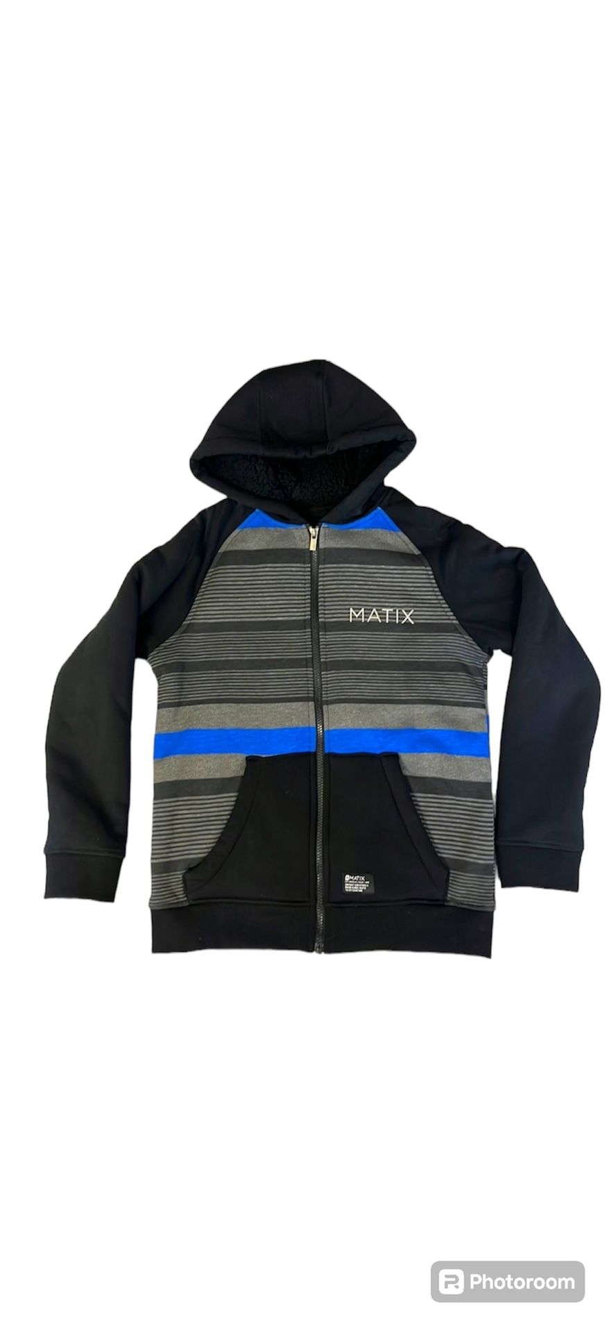 Matrix Boys Faux Fur lining Zip-Up Hoodie