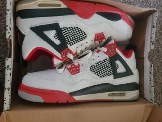 Air Jordan's 4 red style