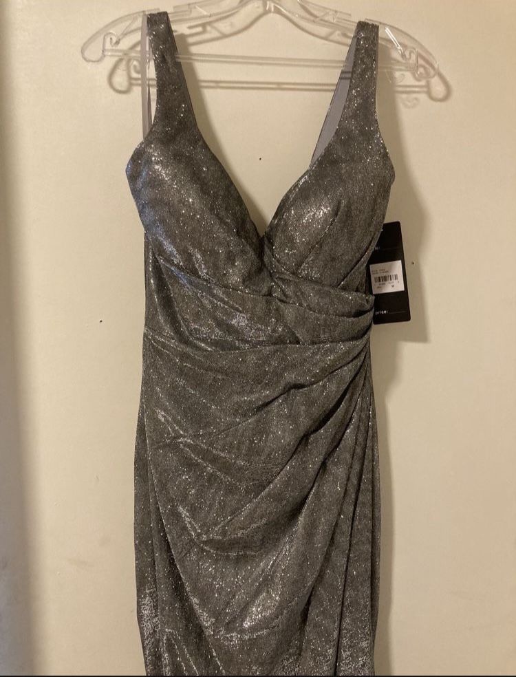 Silver Prom Dress