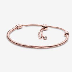 Rose Gold Pandora Bracelet 