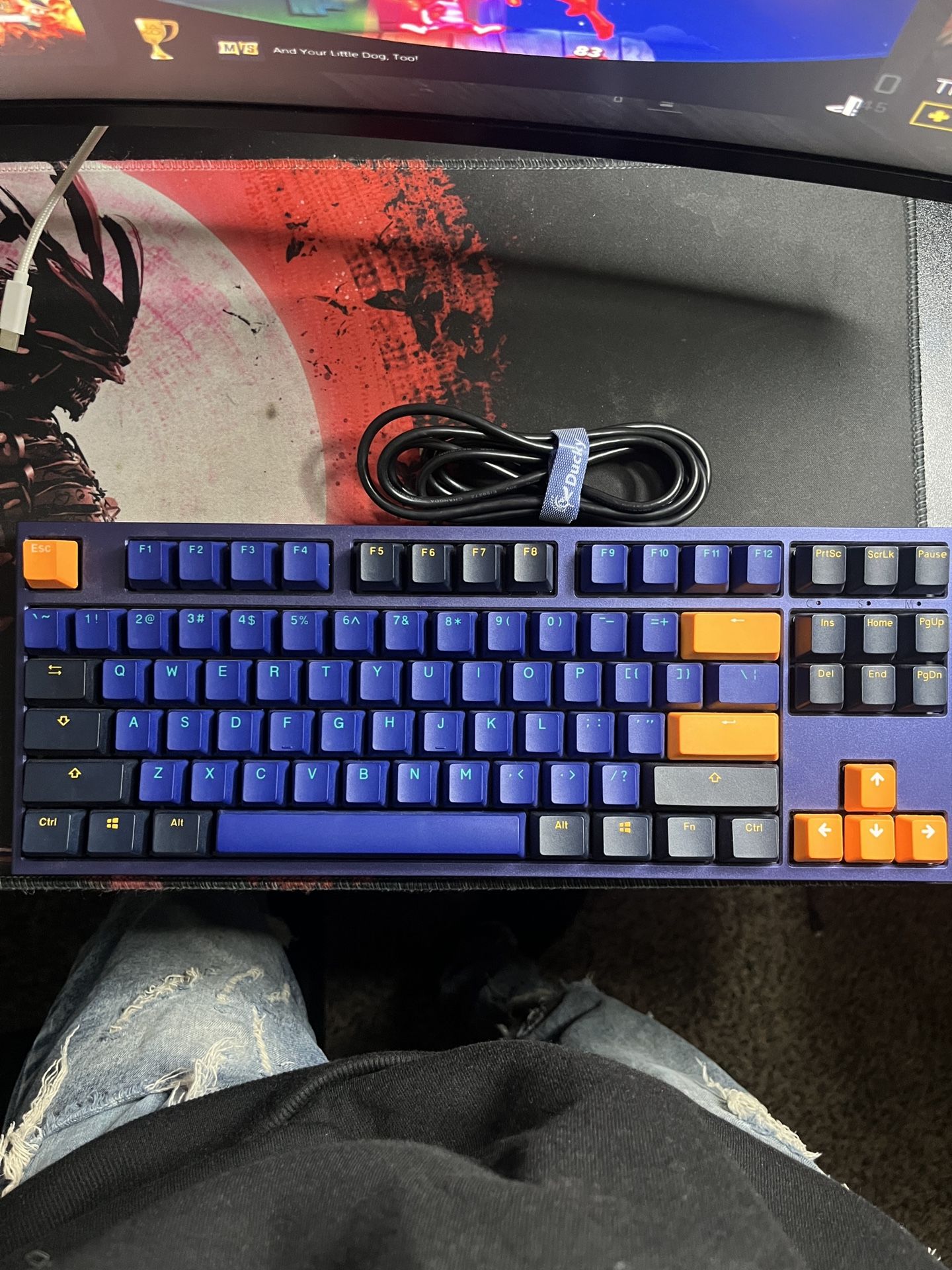Ducky One 2 Horizon Cherry Mx Silver Gaming Keyboard