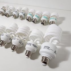 16 Pc Light Bulbs Energy Saving Soft White Fluorescent Lighting
