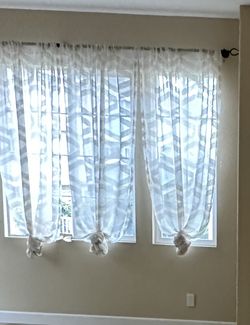 West Elm Sheer Curtains 6 Panels 48x96