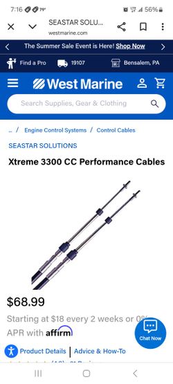 14' Throttle Or Shift Cable