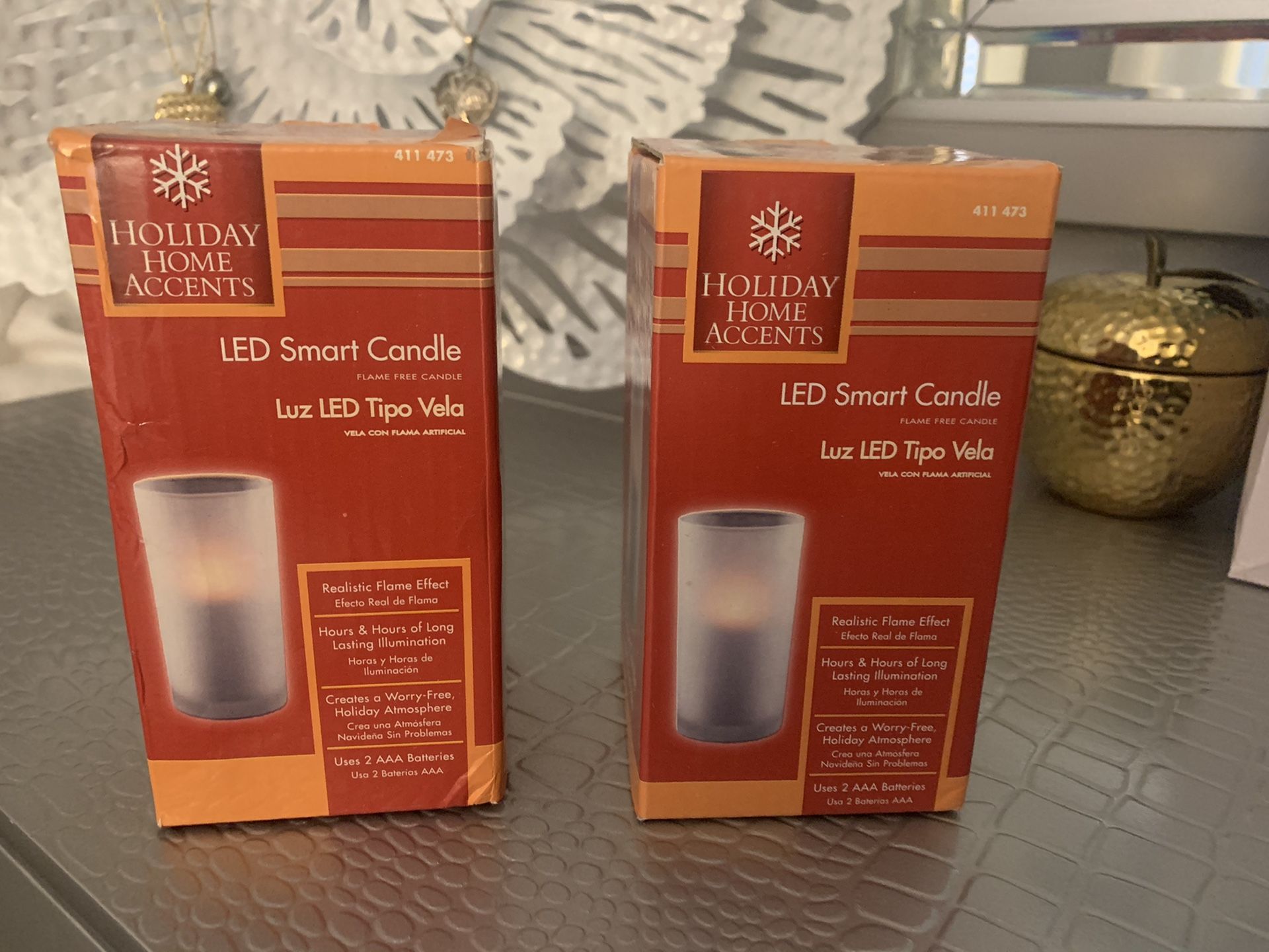 Two Led Smart Candles 🕯