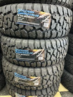 275-60R20 RT Blackhawk new tires 🛞