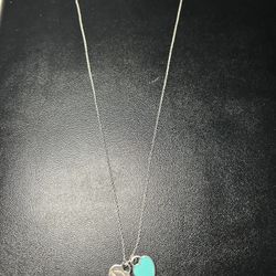Tiffany Blue® Double Heart Tag Pendant