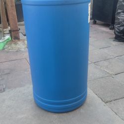 5 Blue Vertical Container 32 Inches Tall For Any Use.