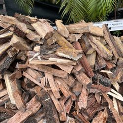 fresh split firewood 