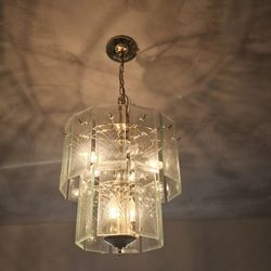Modern Vintage Glass Pendant Chandelier – $60 Each