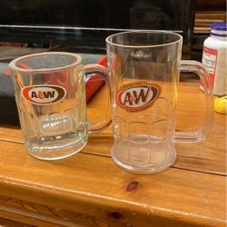 Vintage A&W Glasses