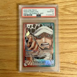 One Piece Pre-Errata Law (Alpha) PSA 10