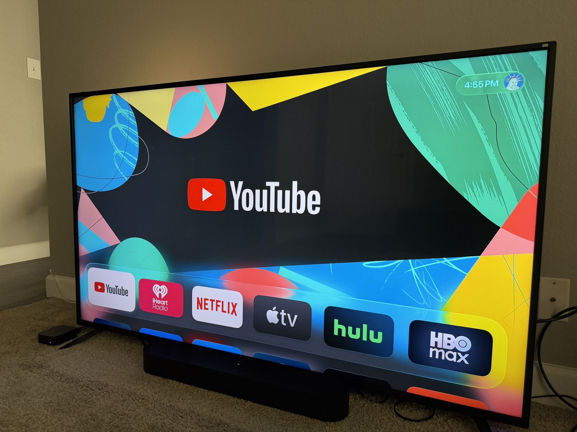 Sceptre 65” 4K LED TV + Apple TV