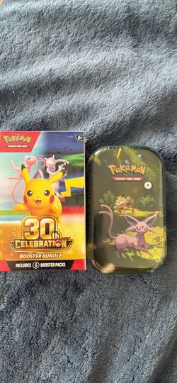 Pokémon 30th Celebration Booster + Espeon Tin — $120 OBO