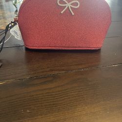 New Sparkly Red Makeup Bag