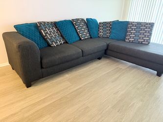 Charcoal Sectional Couch