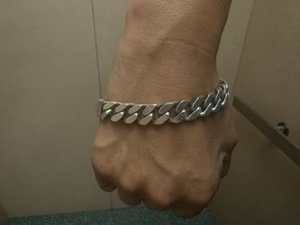 Silver Bracelet 9 Inch Length