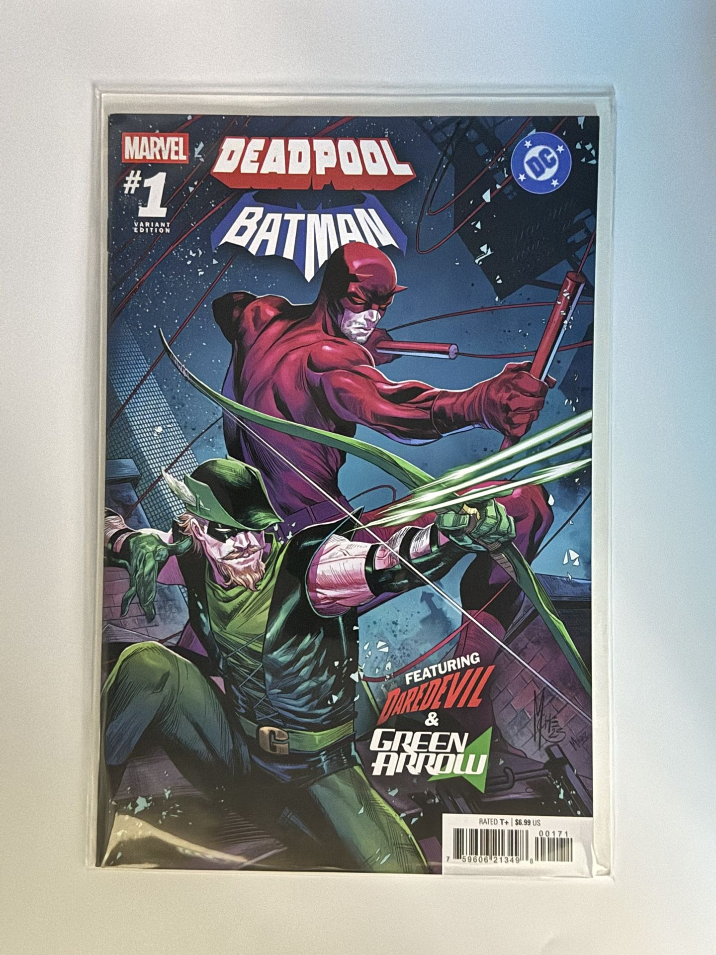 Deadpool And Batman Variant Cover 