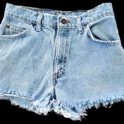 Womens Cut Off Denim Shorts