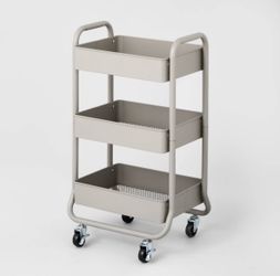 Three tiered utility cart