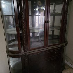 Wood China Cabinet 