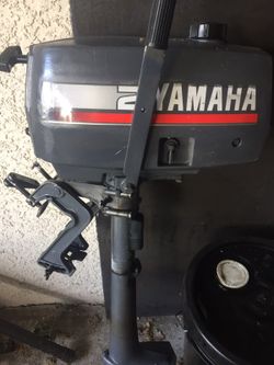 Boat with 3hp Yamaha engine