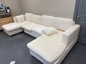 Brand new white sectional