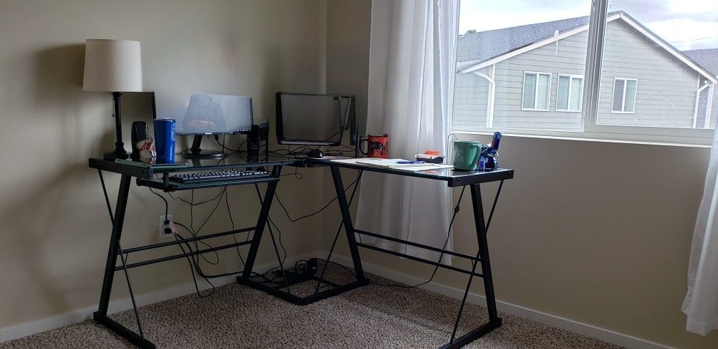 Glass Computer Desk