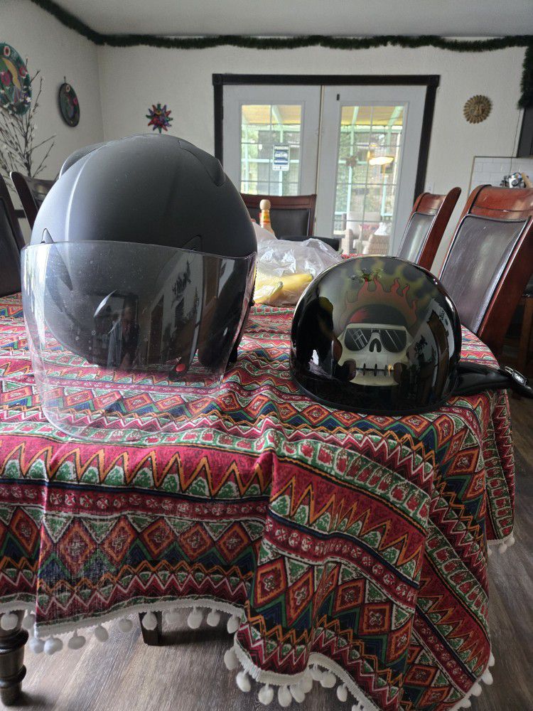 Motorcycle helments & Leather Jacket