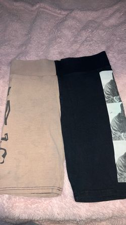 Two tone Tupac Shorts