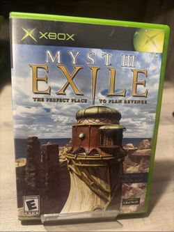 Xbox Myst III Exile The Perfect Place to Plan Revenge Video Game Complete 2002