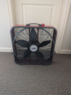 Lasko Pro-Power Box Fan - Red (3x)