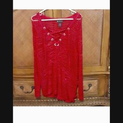 Draw string detail, mesh top,Size XL. By INC